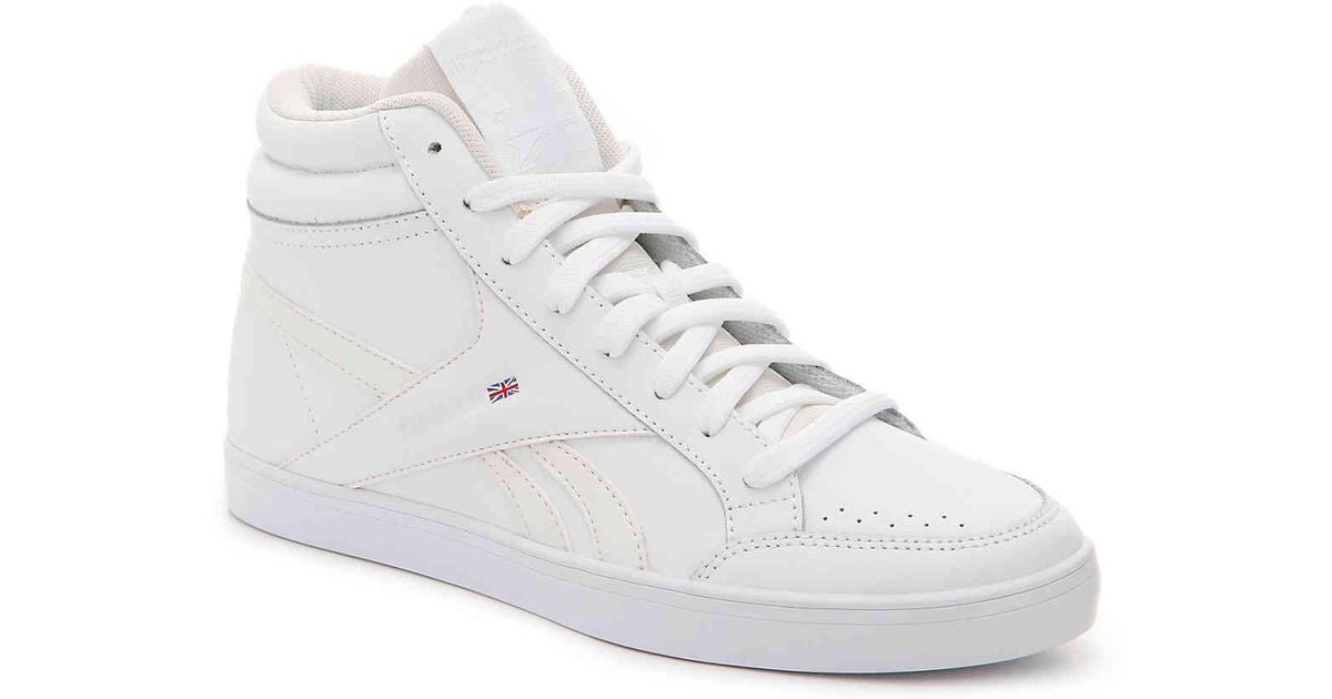 Reebok Leather Classic Royal Aspire High Top Sneaker In White Lyst