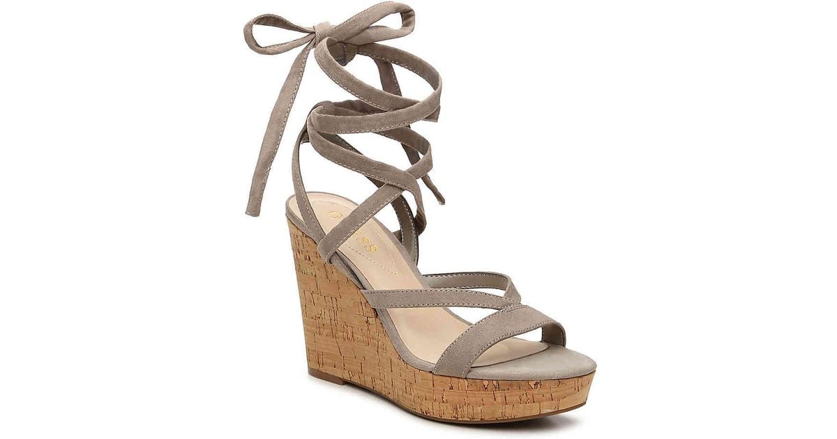 guess daystar wedge sandal