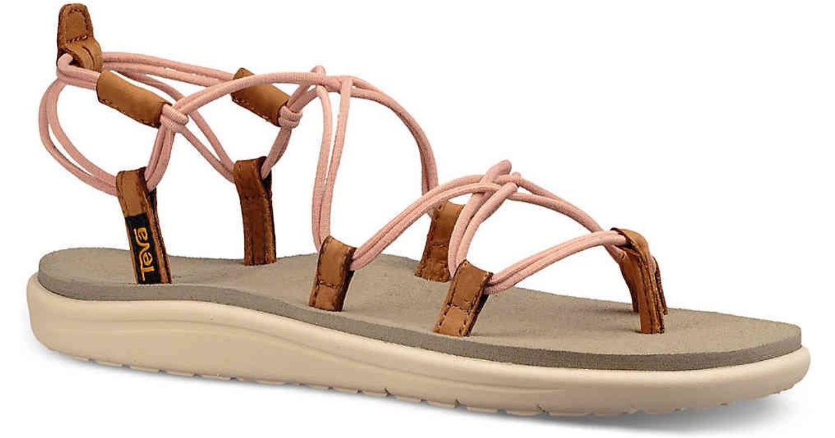 Teva Leather Voya Infinity Sandal In Light Pink Pink Lyst Teva Leather Voya Infinity Sandal In Light Pink Pink Lyst