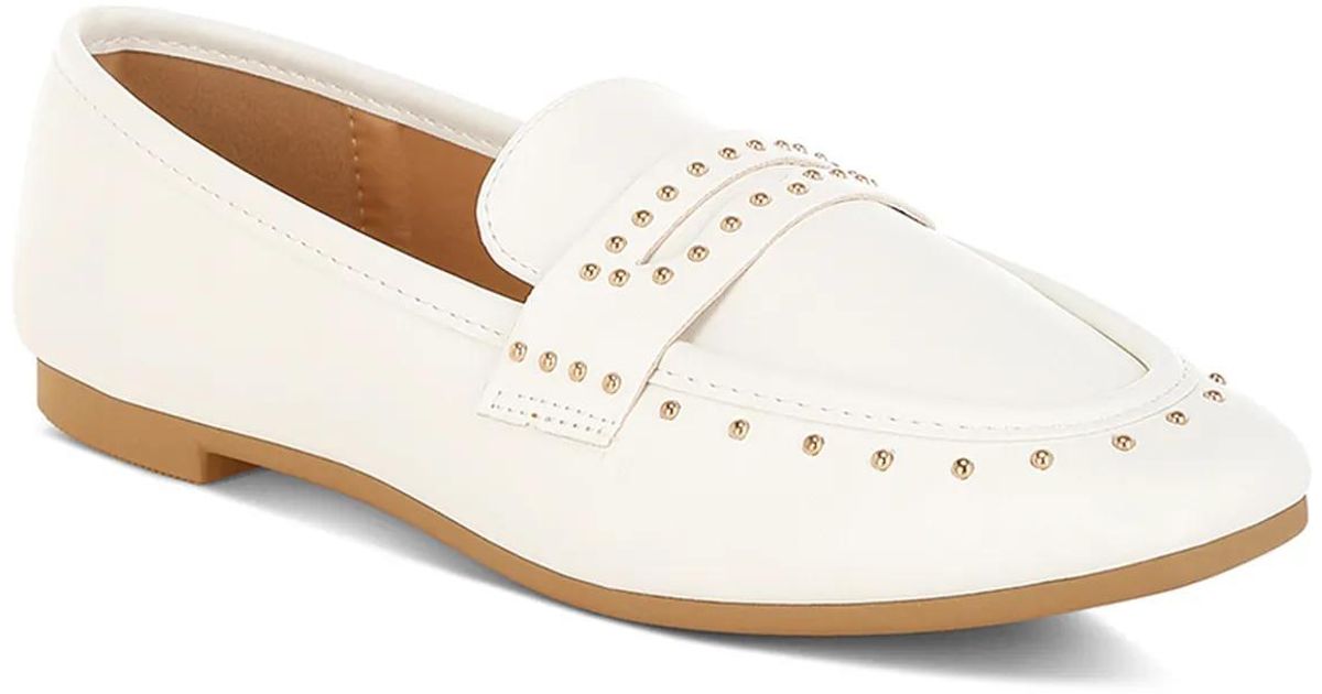 London Rag Felicity LONDON RAG Dorlina Loafer in White | Lyst