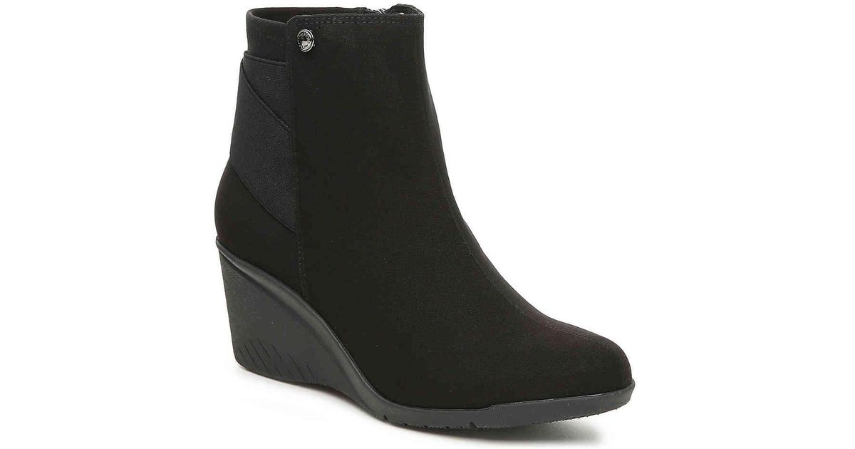 anne klein sport arora wedge bootie