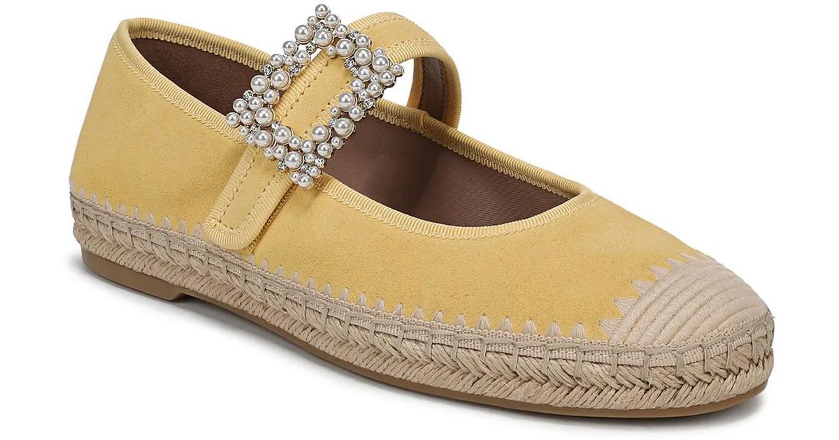Java Jane Swag Naturalizer Java Mary Jane Espadrille Flat in Yellow | Lyst