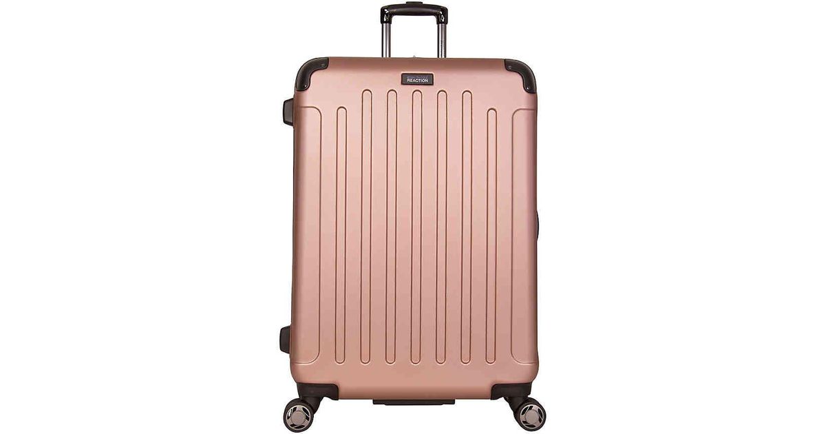 rose gold hard shell luggage