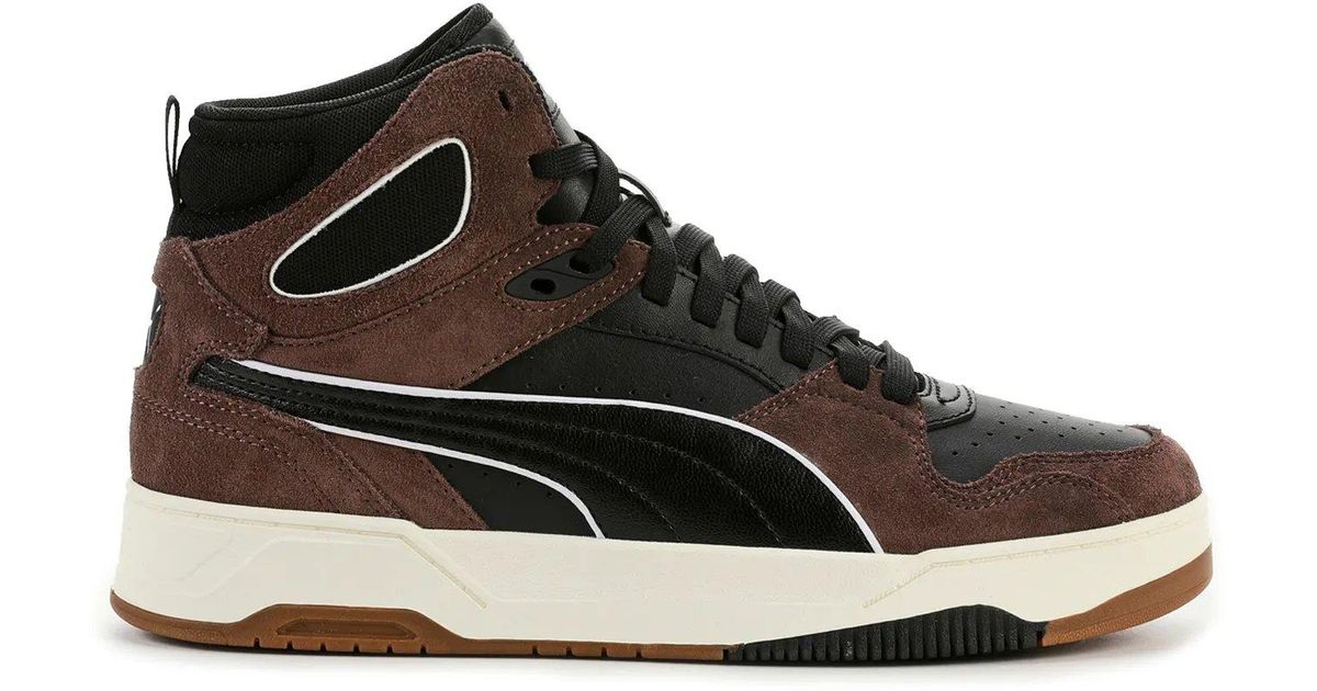 Puma Rbd Break Mid PUMA Rbd Break Mid Sneaker in Black for Men | Lyst