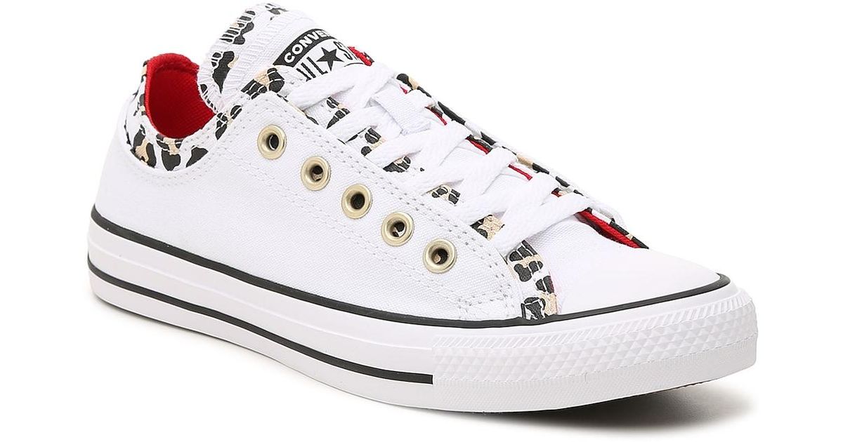 Converse Chuck Taylor All Star Double Tongue Sneaker in White | Lyst