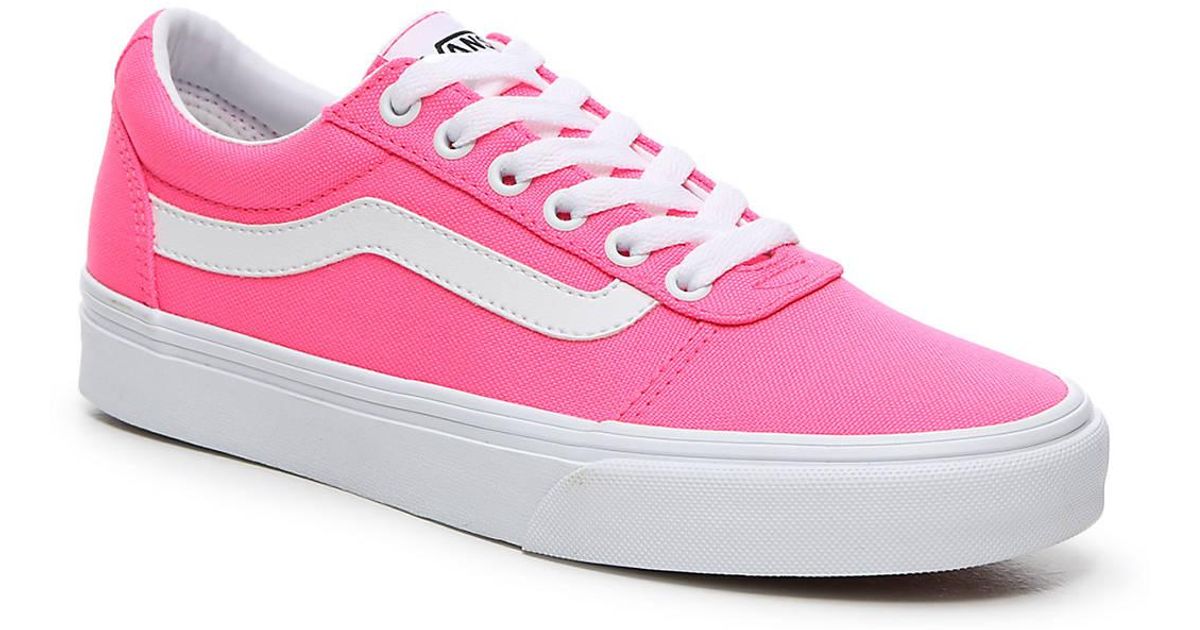 Vans Denim Ward Lo Sneaker in Light Pink (Pink) - Lyst