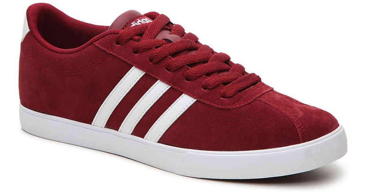 adidas Courtset Sneaker in Red | Lyst
