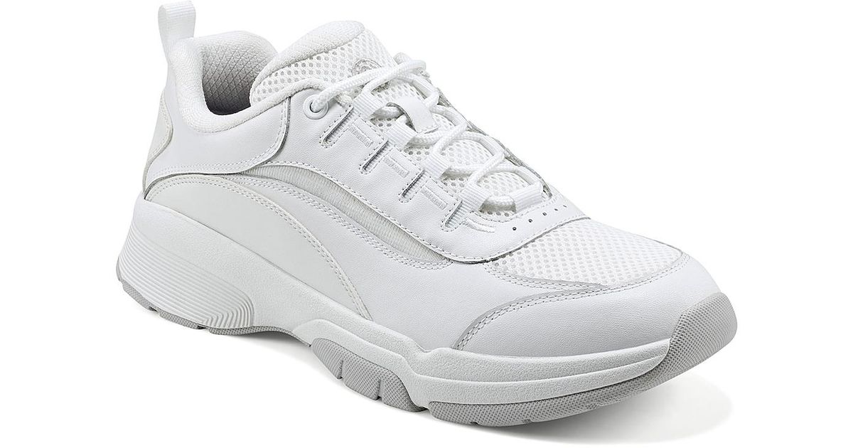 Easy Spirit Leather Gallo Walking Sneaker in White for Men | Lyst
