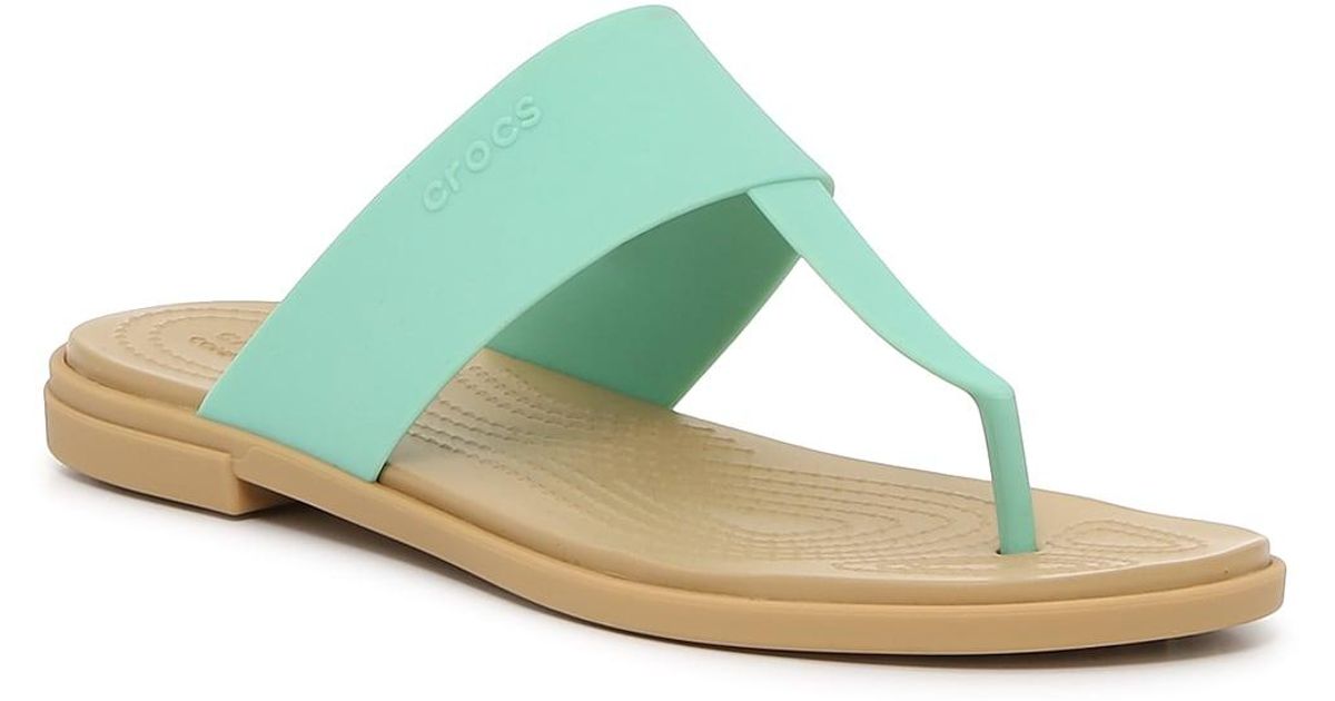 Crocs™ Tulum Flip Flop in Blue | Lyst