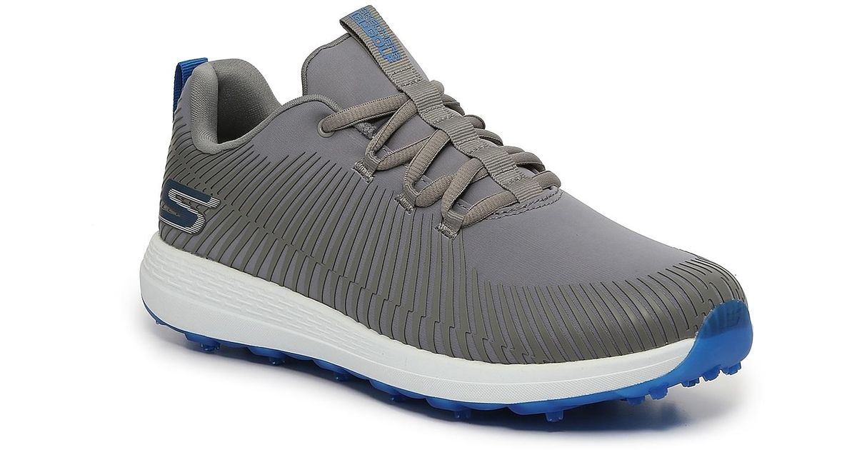 Skechers Synthetic Go Golf Max Bolt Golf Sneaker in Grey/Blue (Gray ...