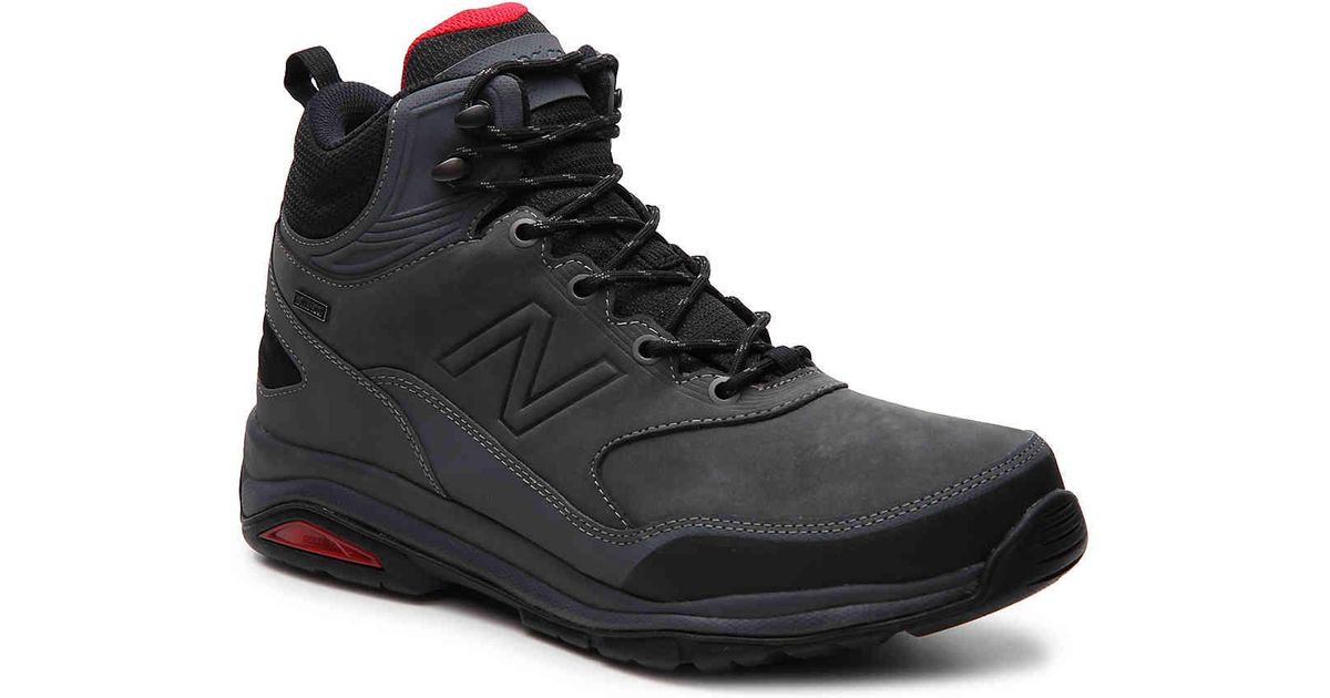 New Balance Leather 1400 Hiking Boot in Grey/Black/Red (Black) for Men |  Lyst