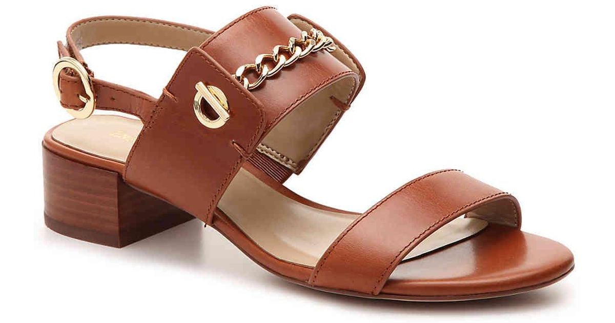 Enzo Angiolini Leather Jazzmine Sandal 