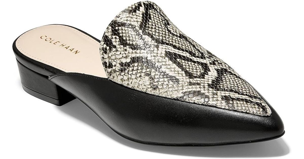 cole haan piper mule black