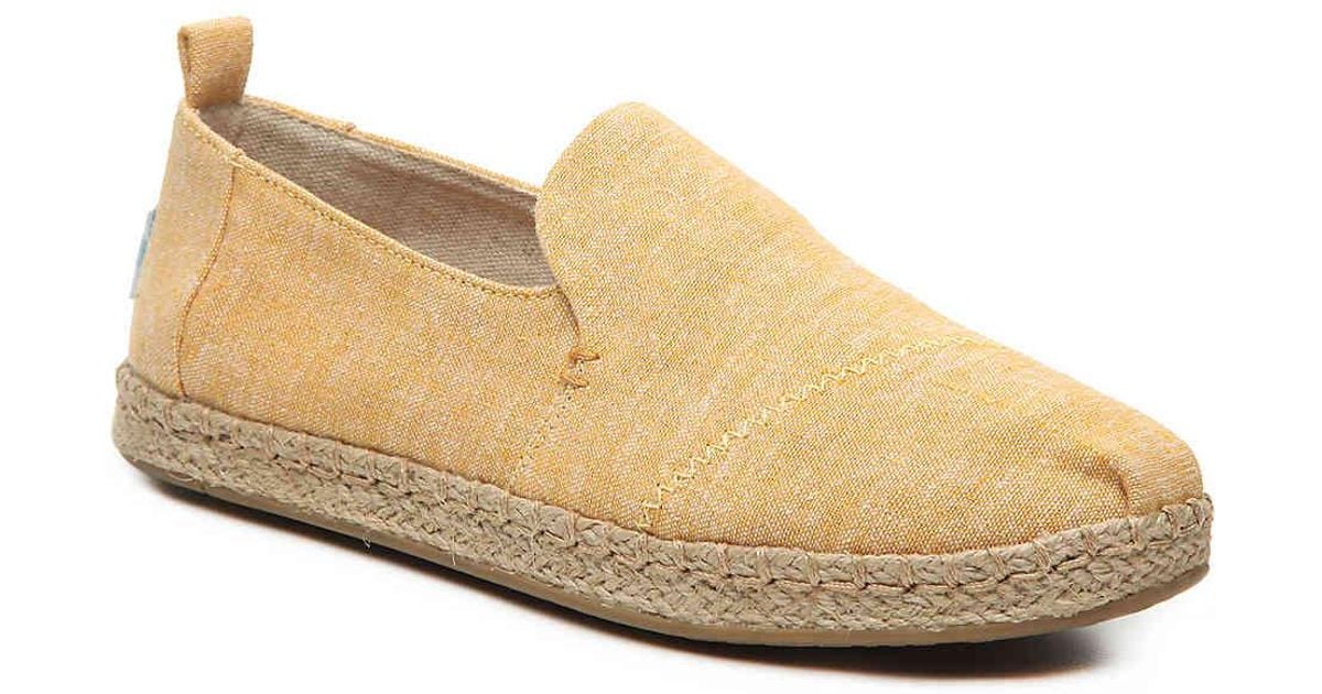 toms alpargata espadrille flat
