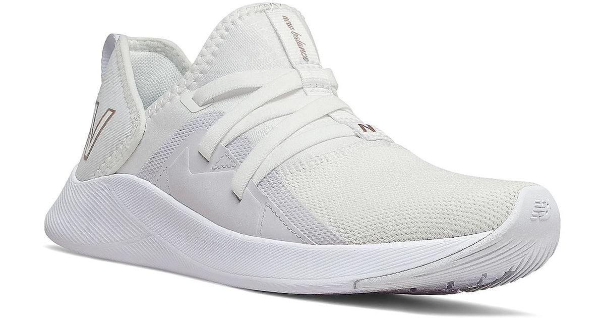 New Balance Synthetic Dynasoft Beaya Slip-on Sneaker in White - Lyst