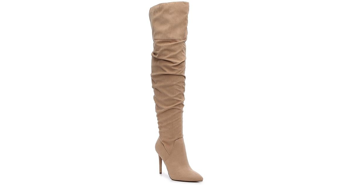 Jessica Simpson Liesa Over-the-knee Boot in Brown | Lyst