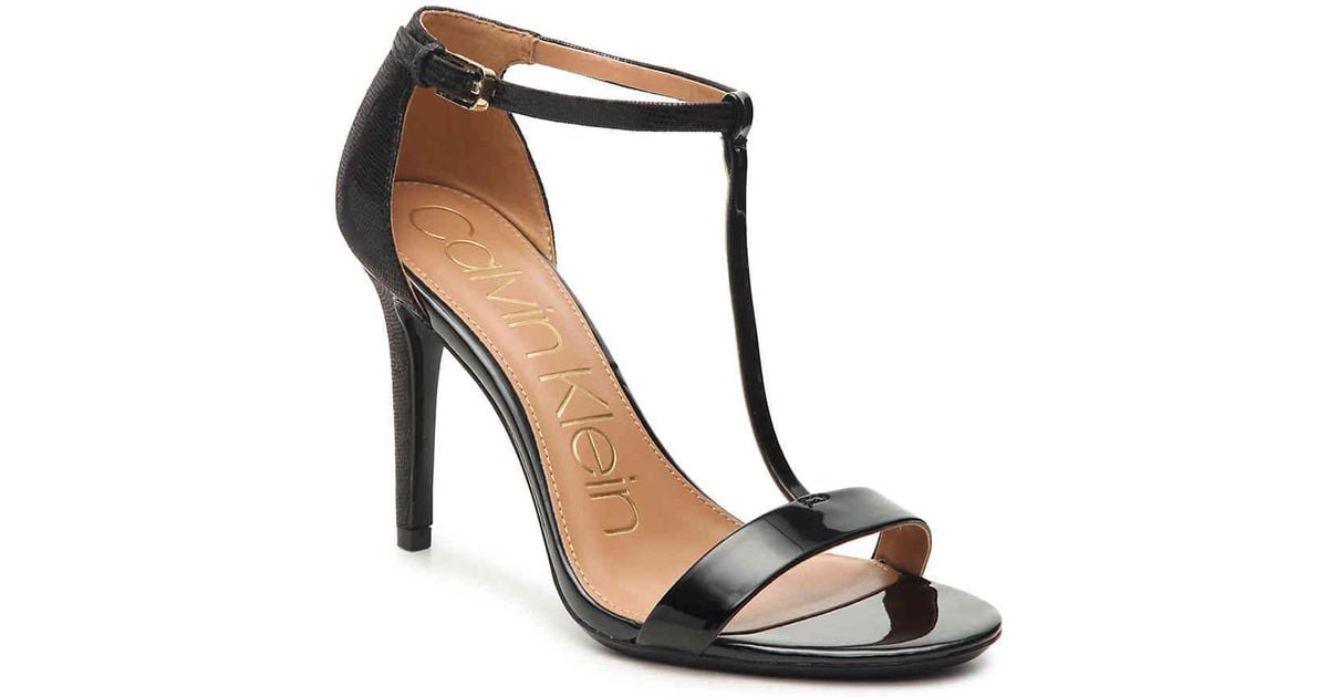 Calvin Klein Nereied Sandal in Black - Lyst