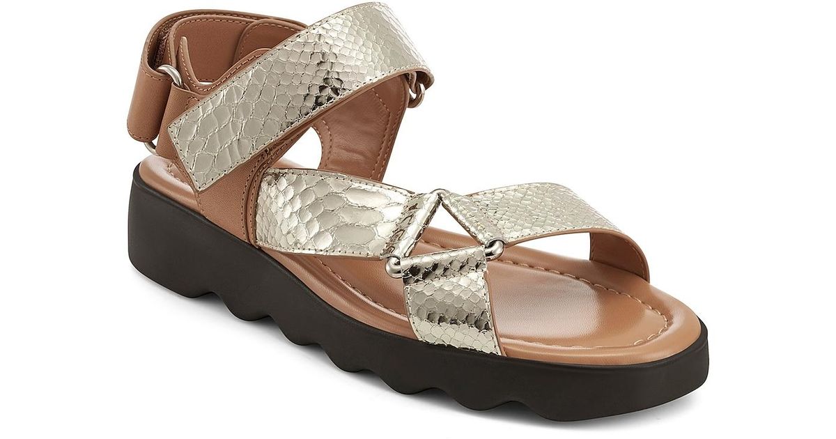 aerosoles metallic sandals