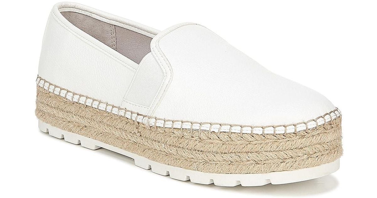 Circus by Sam Edelman Cora Espadrille Platform Slip-on in White | Lyst