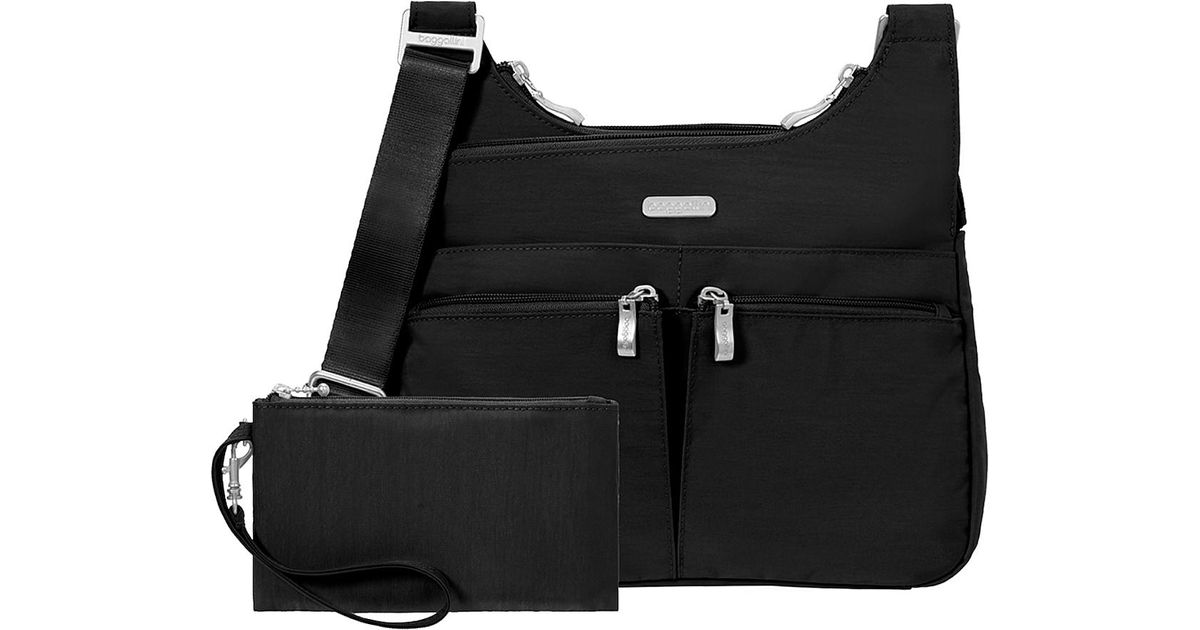 Baggallini Cross Over Crossbody Bag in Black Lyst