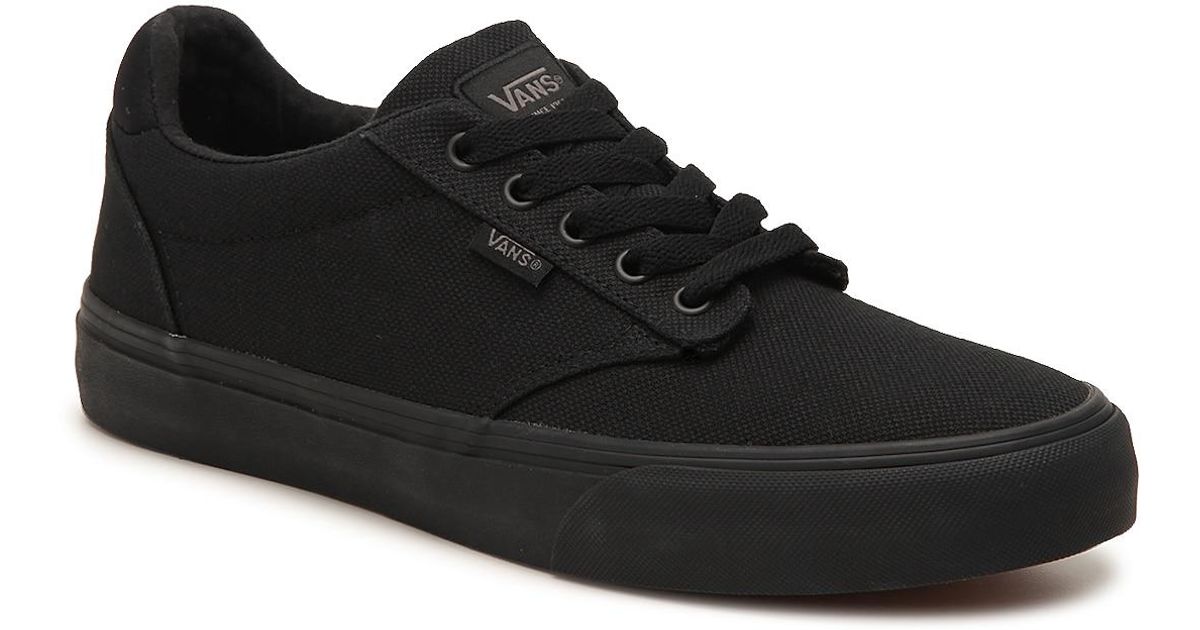 Vans Canvas Atwood Deluxe Sneaker in Black for Men - Lyst