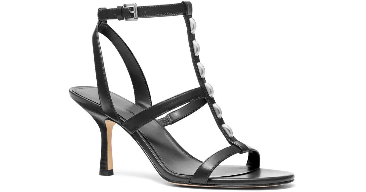 MICHAEL Michael Kors Nara Sandal In Black Lyst michael-michael-kors-nara-sandal-in-black-lyst