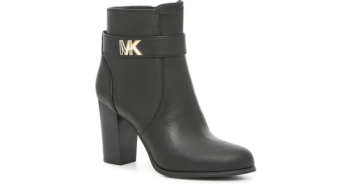 MICHAEL Michael Kors Jilly Bootie in Black | Lyst