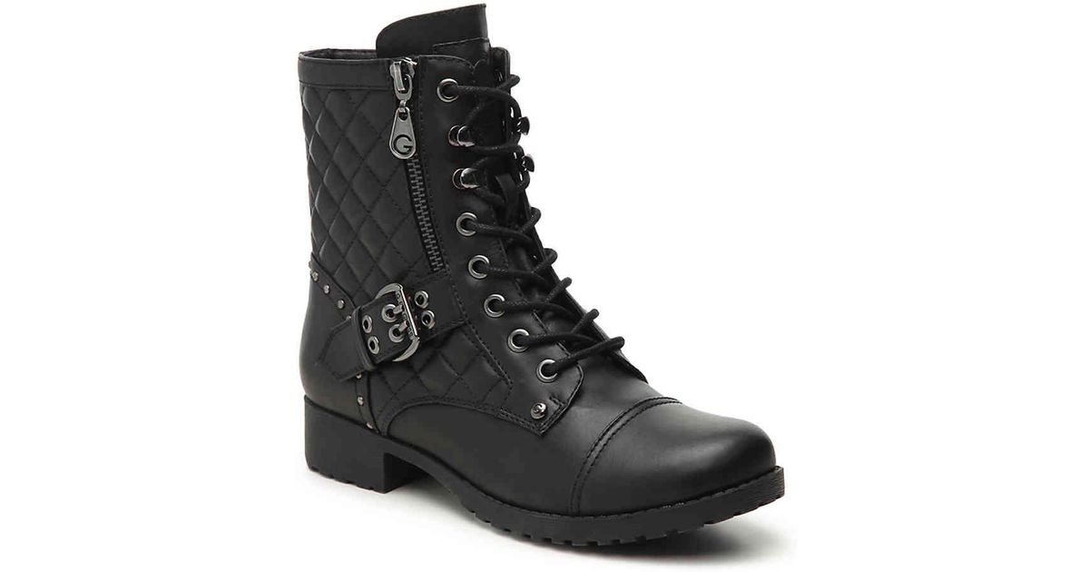 guess balmy combat boot