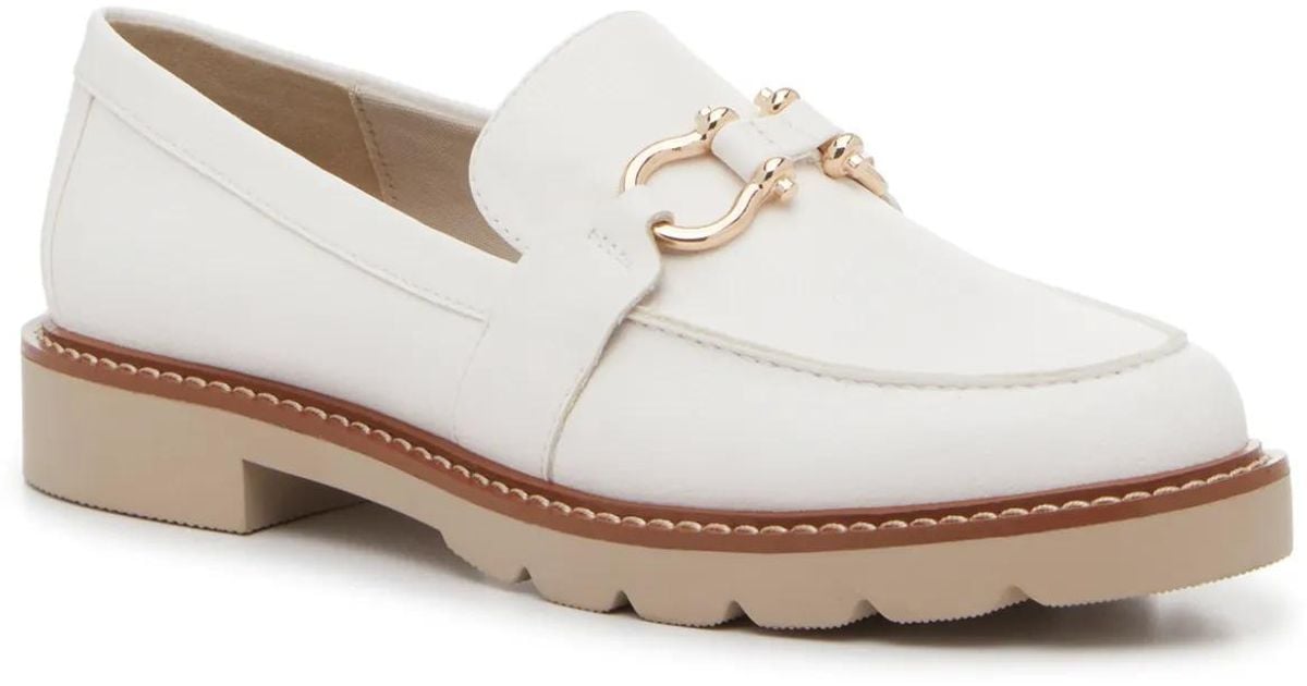 Anne Klein Ezra Loafer in White | Lyst