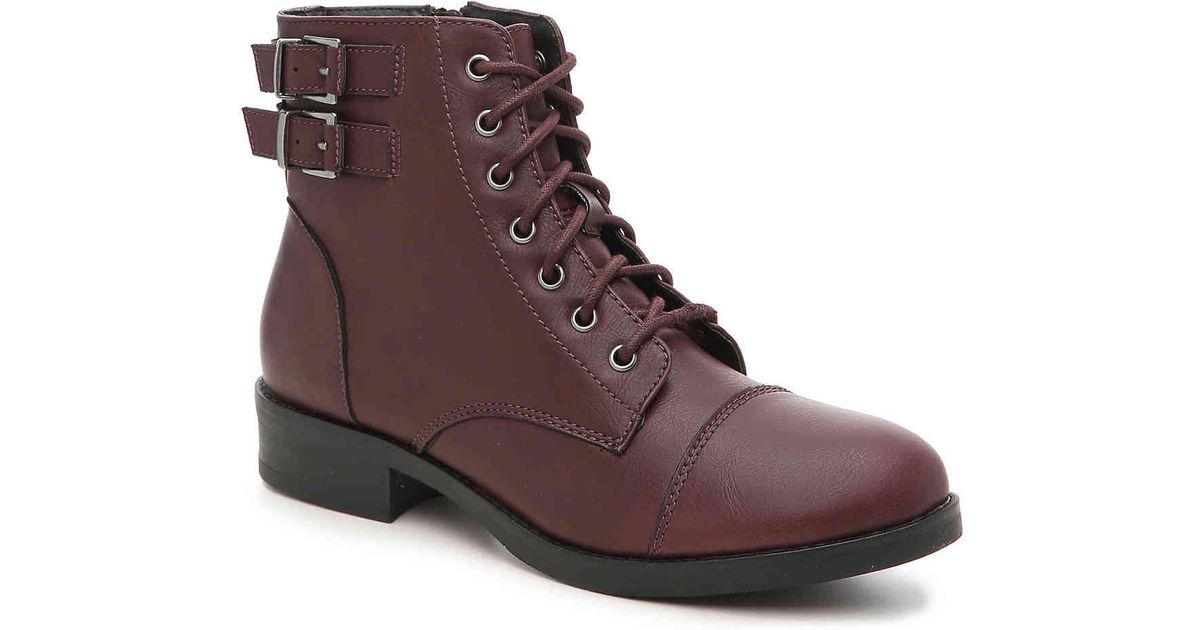 madden girl burgundy boots