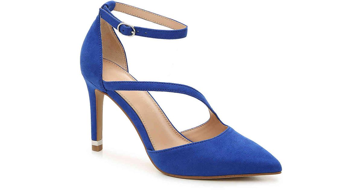 dsw royal blue pumps