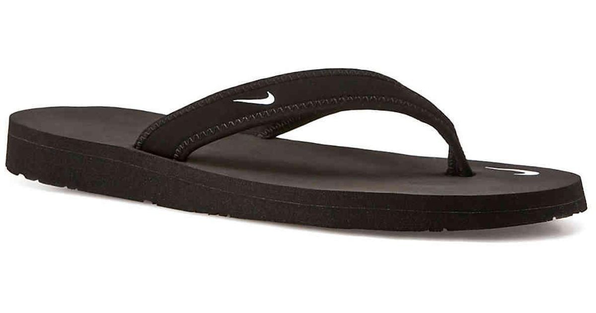 Nike Celso Girl Flip Flop in Black Lyst