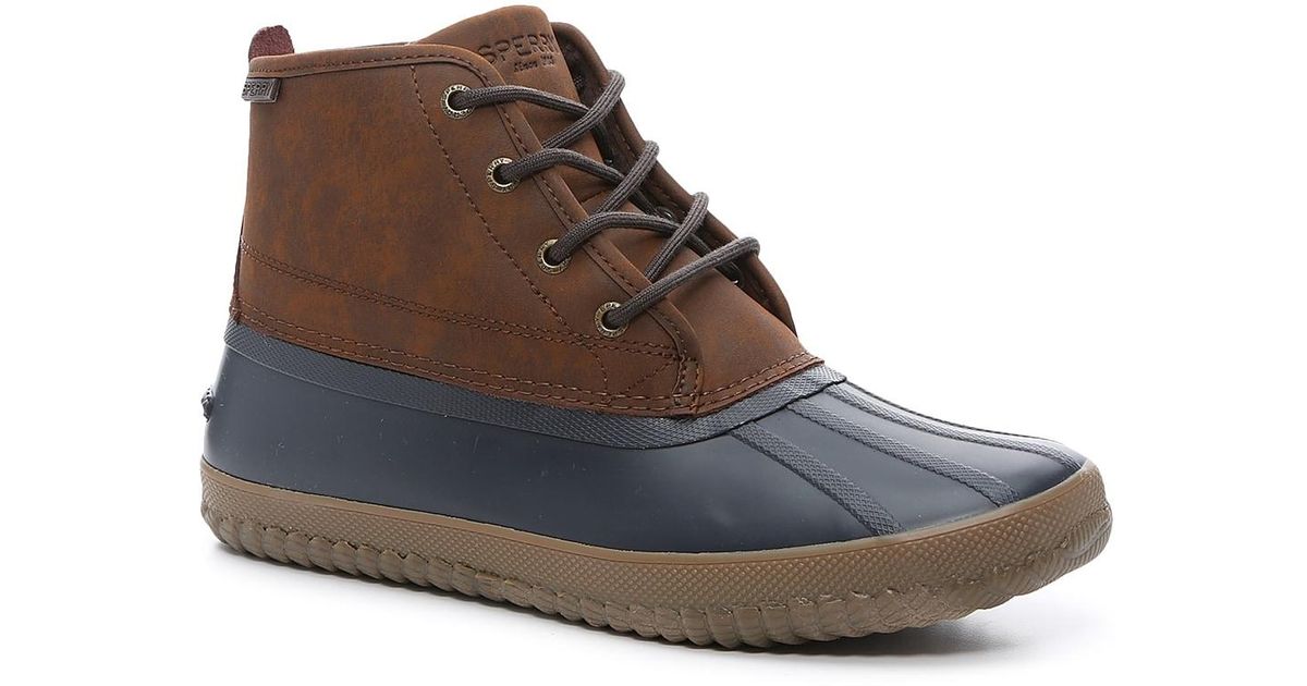 brown sperry duck boots