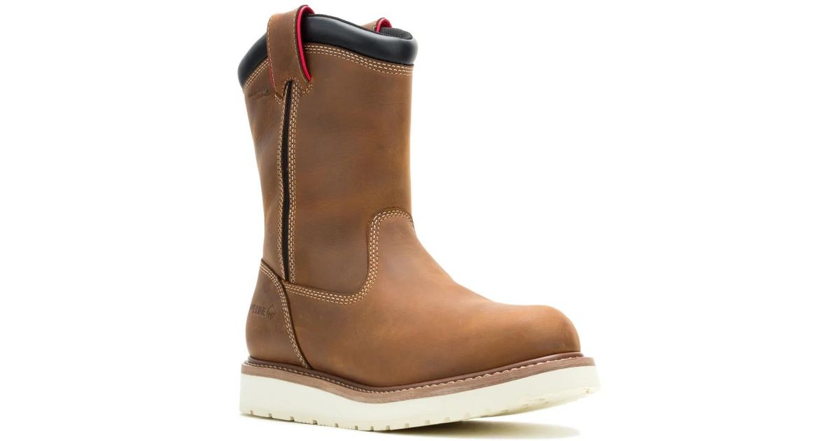 Wolverine Loader Ii Waterproof Wellington Hyperrest Work Boot in Brown ...