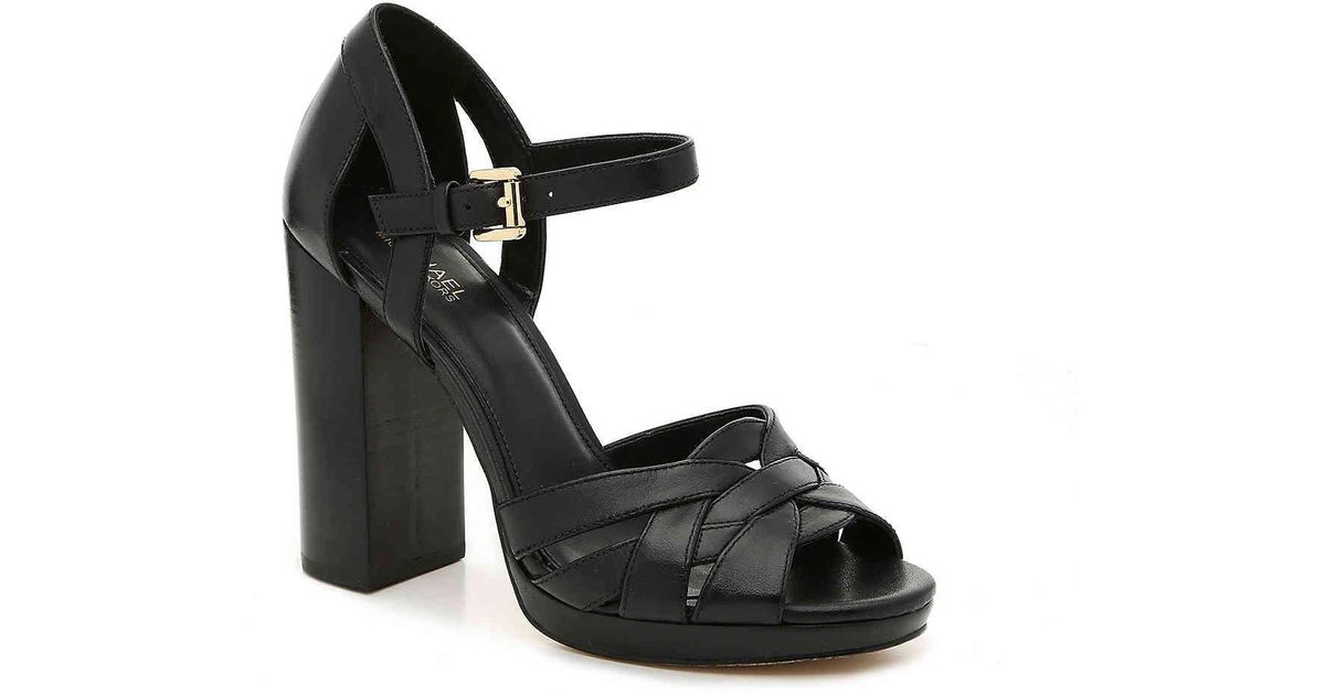 michael kors black heels dsw