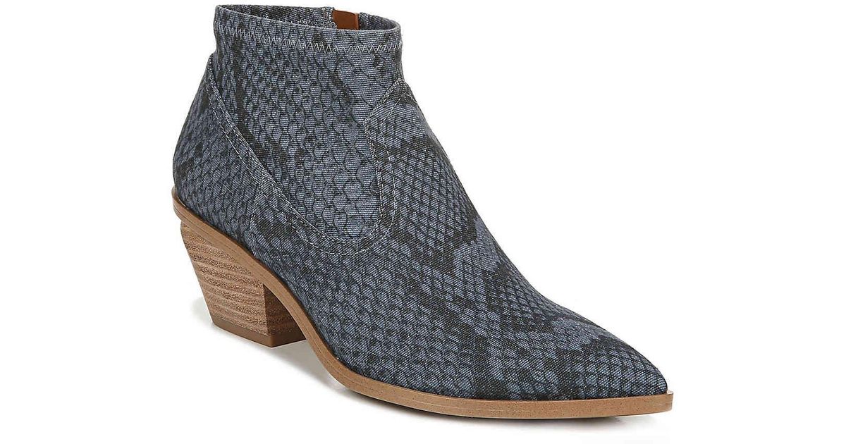 franco sarto snakeskin booties