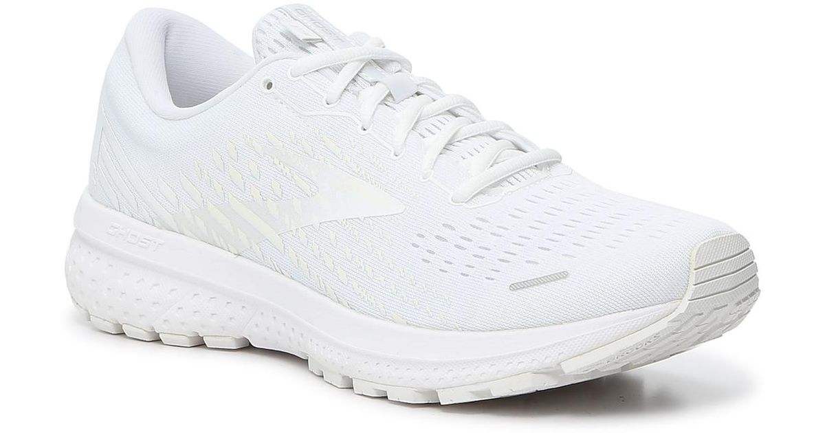 Brooks Synthetic Ghost 13 Running Shoe in White for Men Lyst