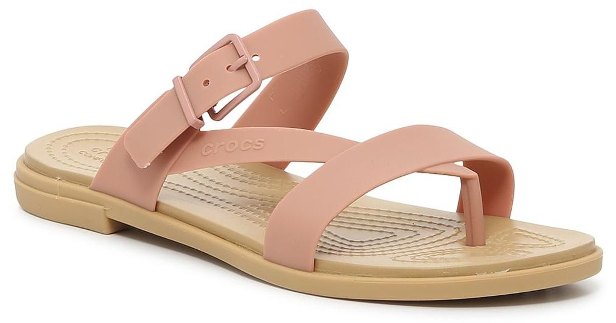 Crocs™ Tulum Sandal in Light Pink (Pink) - Lyst