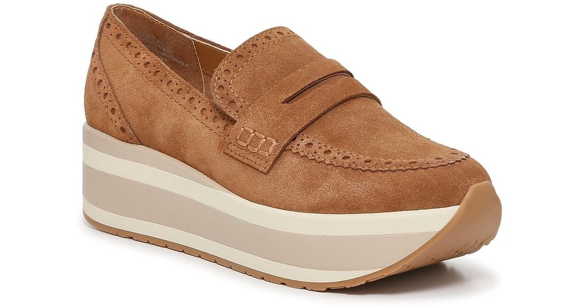 Dolce Vita Jhnee Platform Sneaker in Brown Lyst