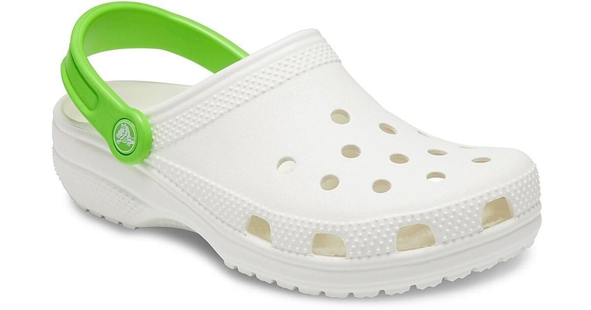 Crocs™ Classic Pop Strap Clog in White Lyst