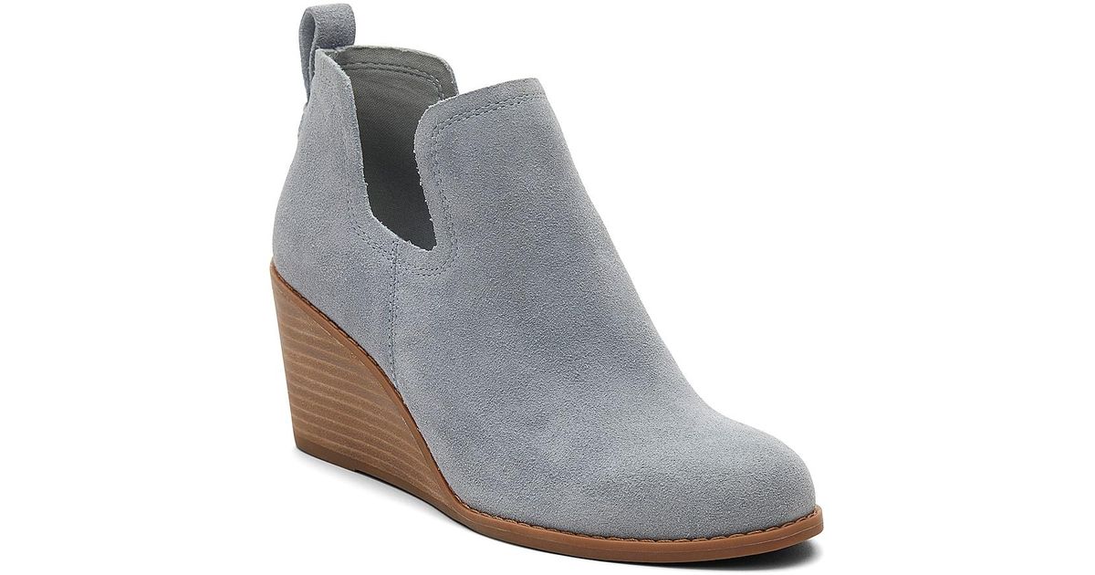 toms kayla wedge bootie
