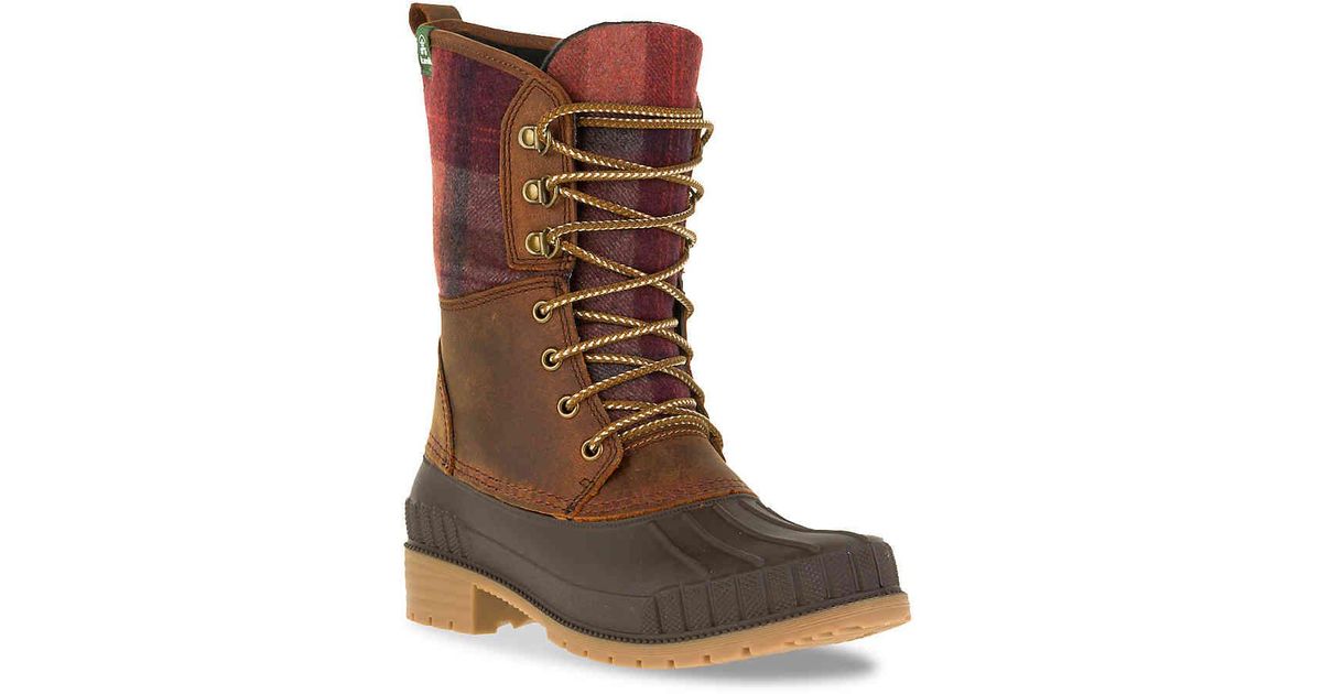 Kamik Leather Sienna F2 Snow Boot in Dark Brown (Brown) - Lyst