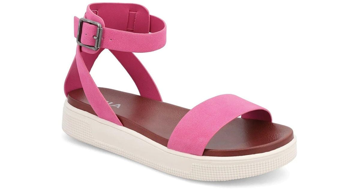 MIA Ellen Platform Sandal in Pink Lyst