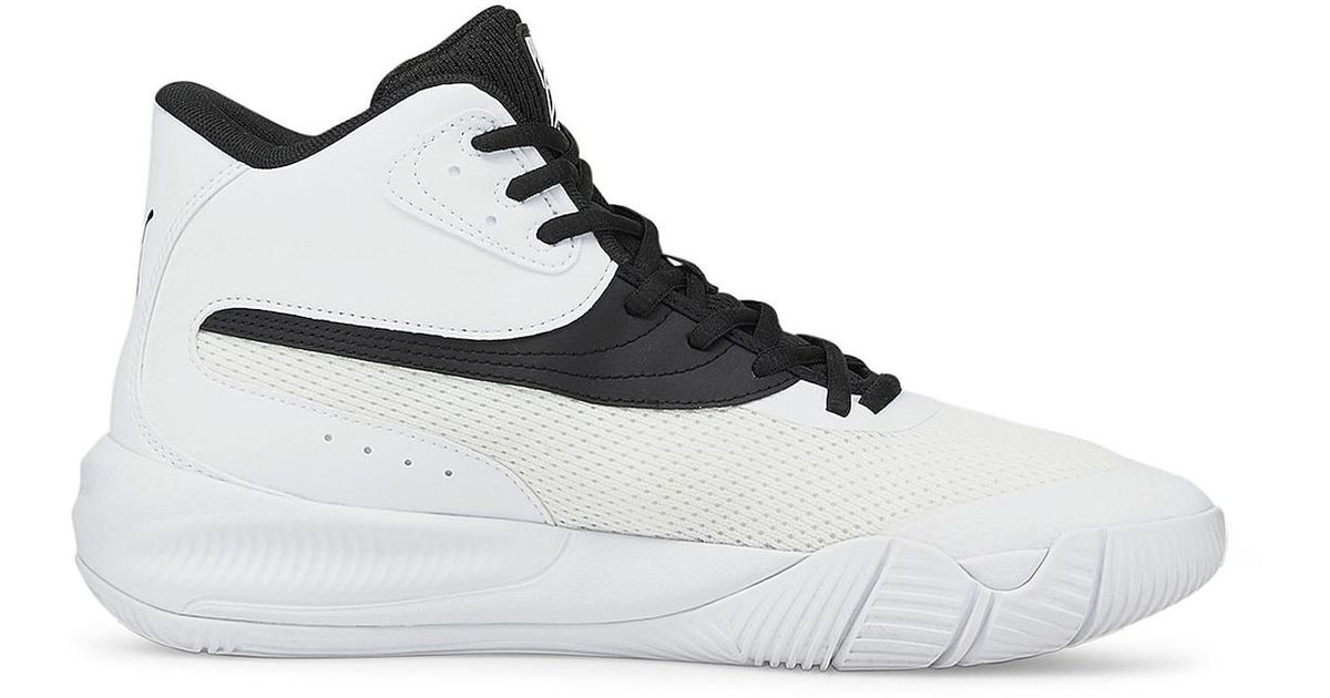 triple white basketball shoes