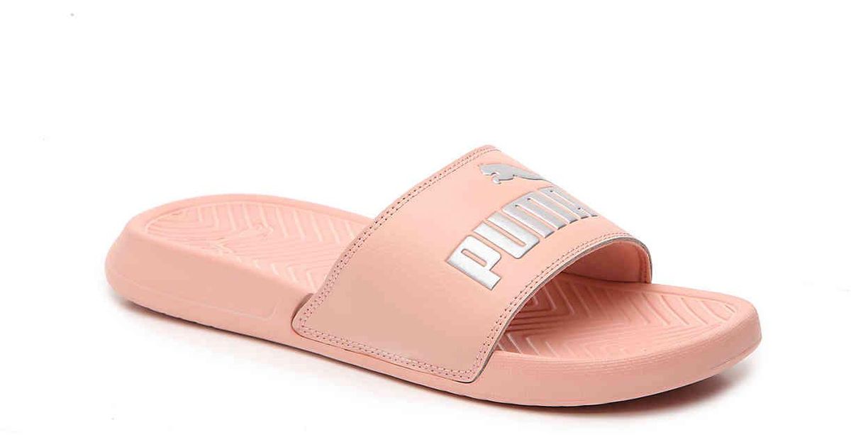 PUMA Synthetic Popcat Slide Sandal in 