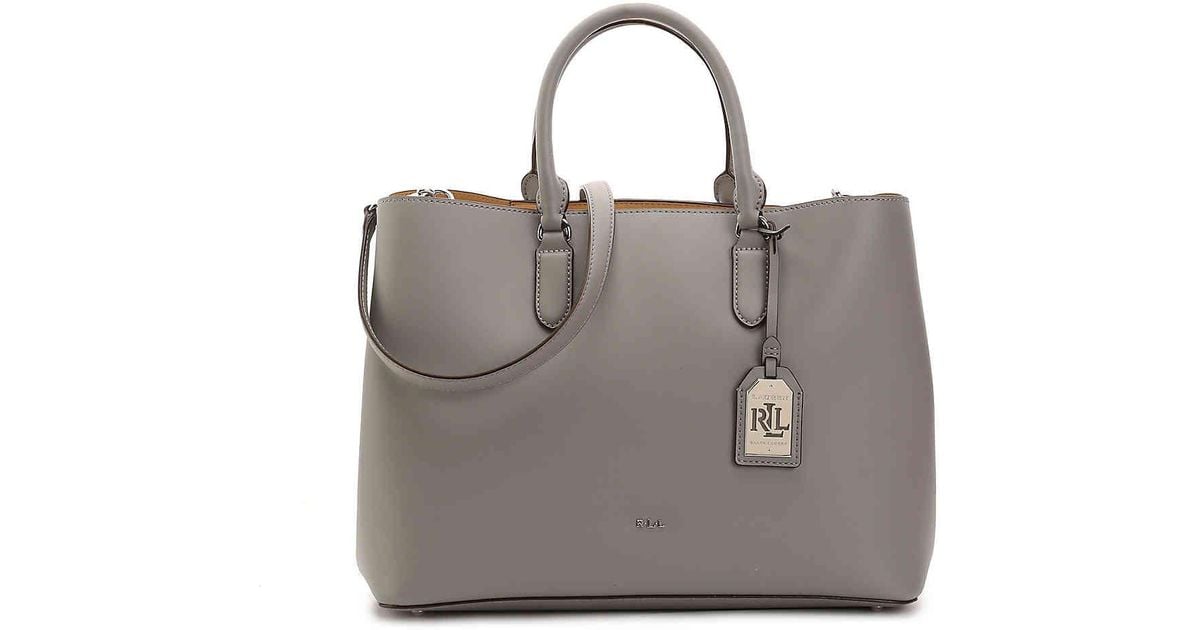 ralph lauren dryden marcy leather satchel