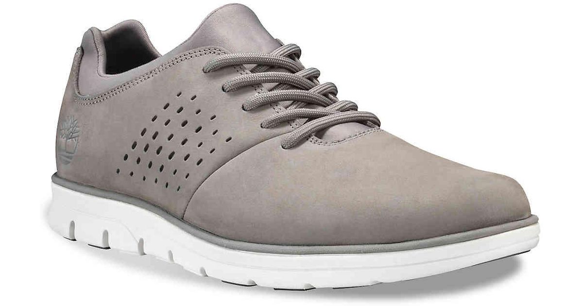 Timberland Leather Bradstreet Sneaker in Grey (Gray) for Men - Lyst