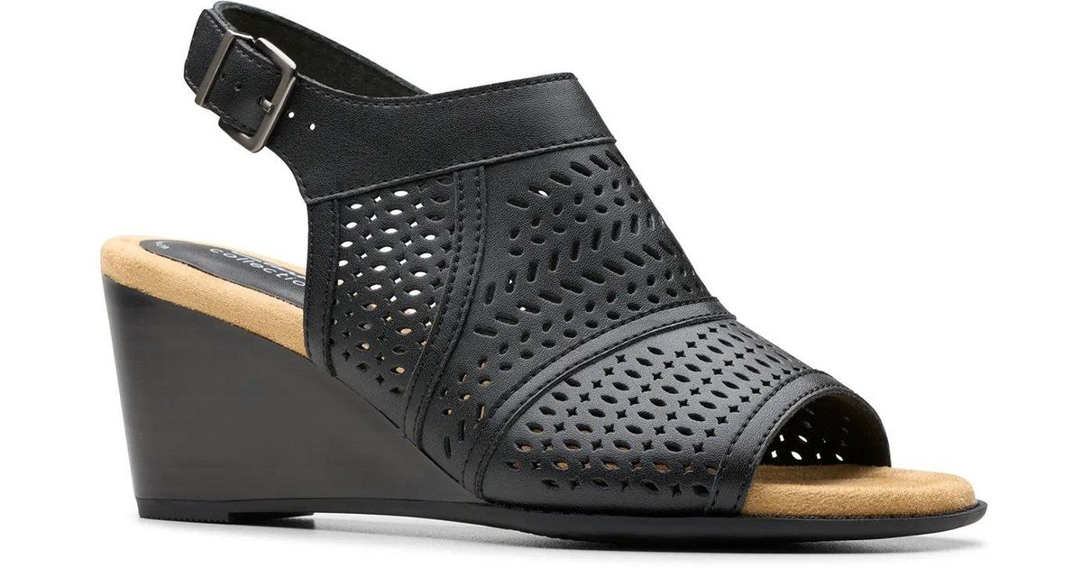 Clarks Dames Adella West Casual schoenen Zwart