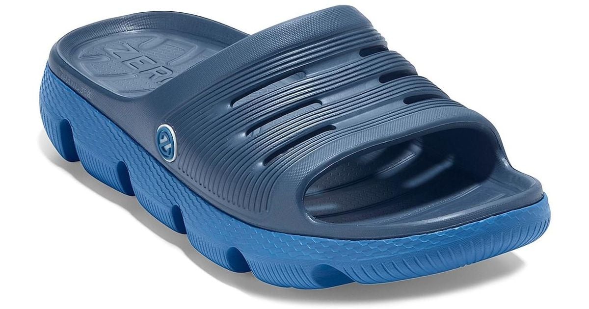 Cole Haan Rubber 4.zerogrand Allday Slide Sandal in Blue for Men Lyst