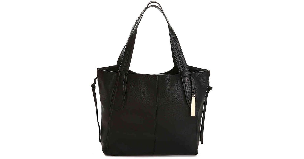 vince camuto mara leather tote bag